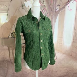 Anthropologie Ollie Quilted Pocket Button Down